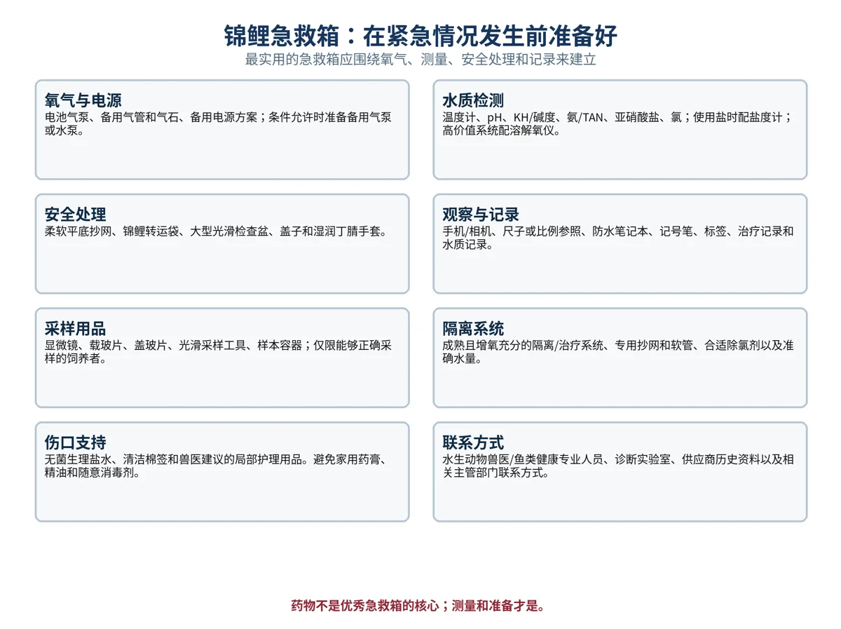 原文插图：锦鲤急救：发现受伤或生病的锦鲤时该怎么办